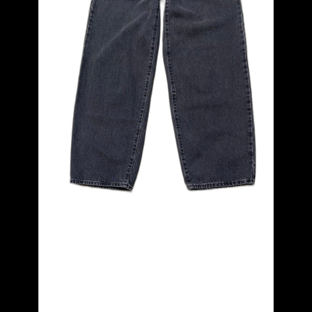 Levi’s Premium Baggy Dad Jeans Size 28 Washed Black High Rise Relaxed Wide Leg - Picture 5 of 11